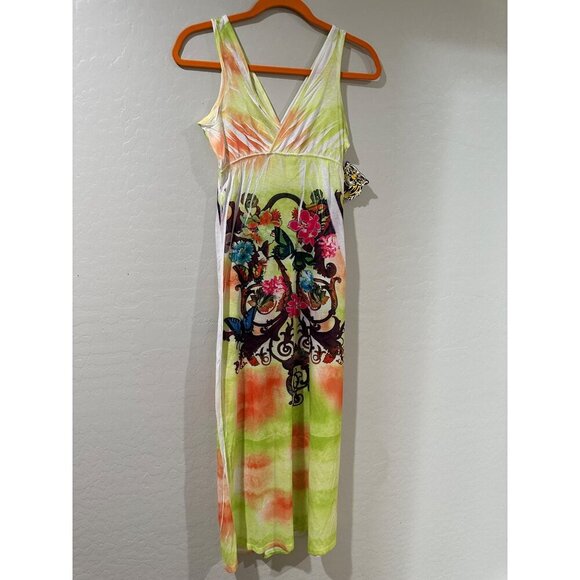 Tattoo Tattoo By Free Spirit Y2K Maxi Dress Size S NWT - Picture 3 of 8